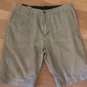 Volcom Khaki Shorts Size 33